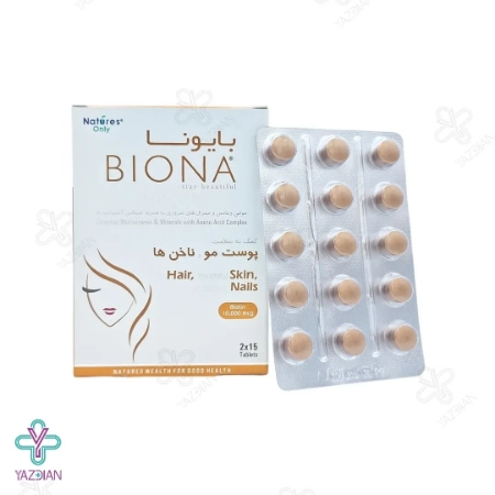 قرص تقویت پوست و مو بانوان بایونا نیچرز اونلی - 30 عددی 