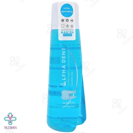 دهانشویه طبیعی بدون فلوراید مانترا آلفا دنت - 400 میلی لیتر	