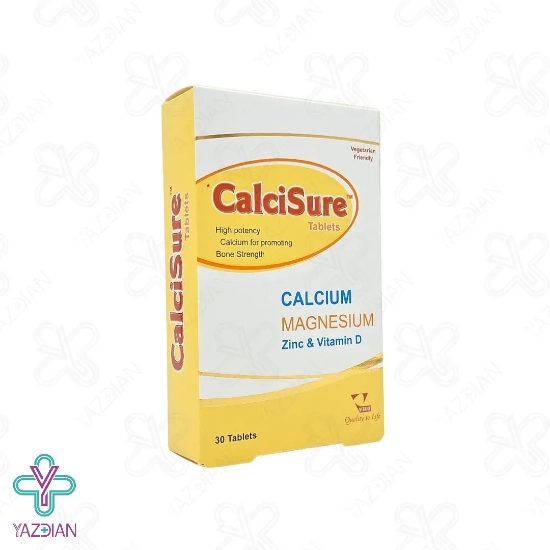 قرص کلسیم منیزیم زینک کلسی شور ویتان - 30 عددی	