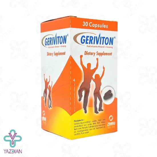 کپسول مولتی ویتامین ژریویتون زهراوی - 30 عددی	