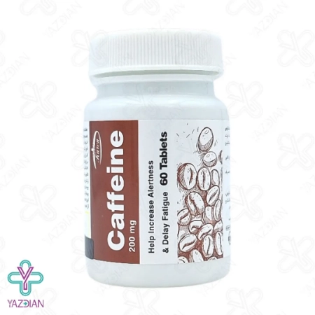 قرص کافئین 200 میلی گرم کارن - 60 عددی	