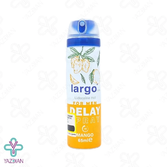 اسپری وقفه دهنده لارگو با اسانس انبه - 65 میلی لیتر	