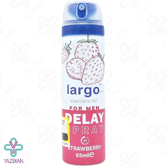 اسپری وقفه دهنده لارگو با اسانس توت فرنگی - 65 میلی لیتر