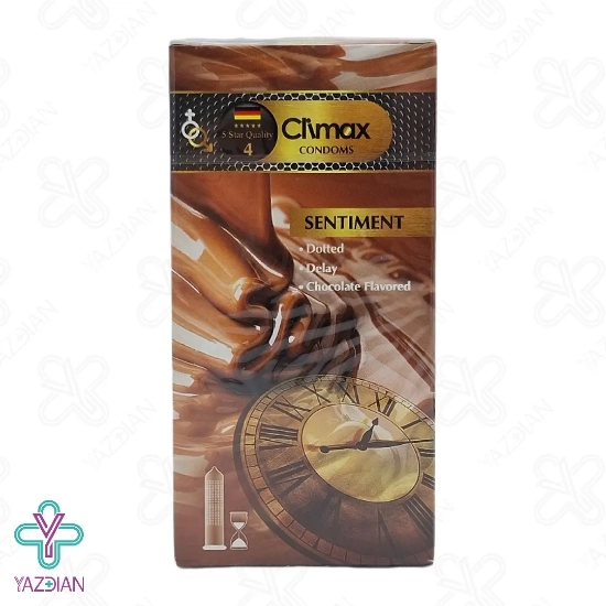 کاندوم تاخیری شکلات کلایمکس - 12 عددی	