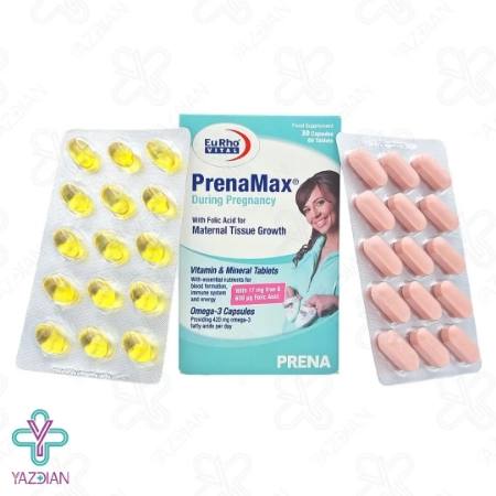 قرص مولتی پریناتال پرینامکس دیورینگ پرگننسی یوروویتال - 90 عددی	