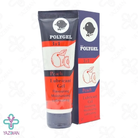ژل لوبریکانت روان کننده و خوشبو کننده هلو پلی ژل - 85 میلی لیتر	