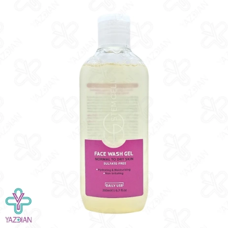 ژل شستشوی صورت پوست خشک استم سل - 200 میلی لیتر