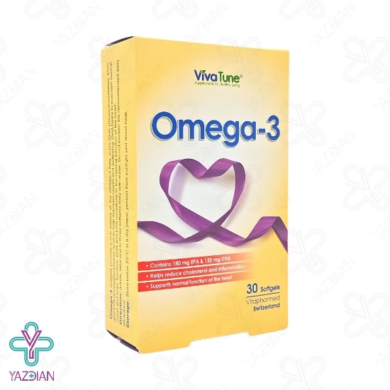 سافت ژل امگا3 1000 ویواتون - 30 عددی