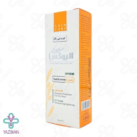 کرم ضد آفتاب SPF60 پوست چرب الیوکس – بی رنگ	
