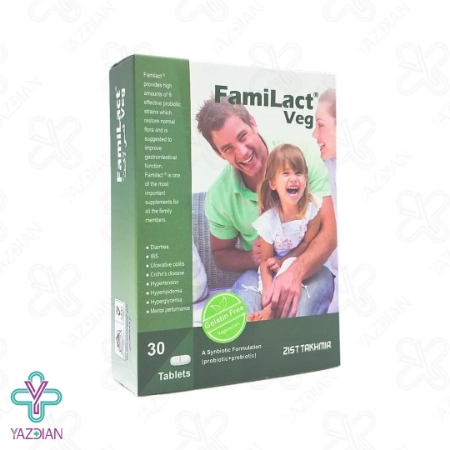 قرص گوارش فمی لاکت وگ زیست تخمیر - 30 عددی	
