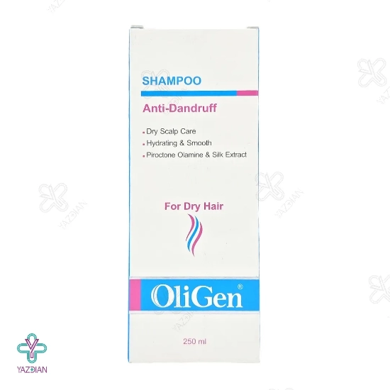 شامپو ضد شوره موهای خشک الی ژن - 250 میلی لیتر 