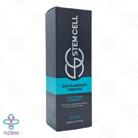شامپو ضد شوره موهای چرب استم سل - 250 میلی لیتر