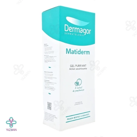 ژل شوینده پوست چرب و مختلط متیدرم درماگور - 200 میلی لیتر 