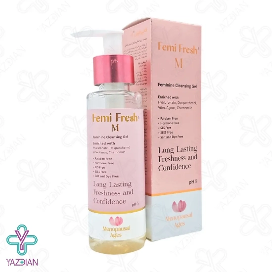  ژل بهداشتی بانوان یائسه (M) فمی فرش - 150 میلی لیتر	