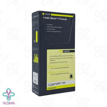 فوم التیام بخش بعد از کاشت مو 2 و 3 سپیژن - 75 میلی لیتر	