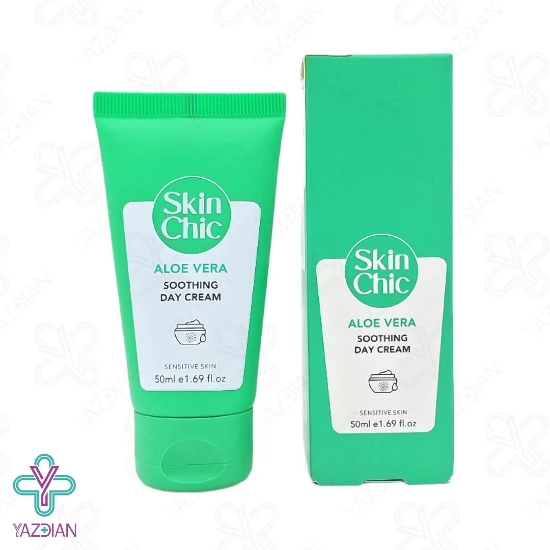 کرم مرطوب کننده و التیام بخش پوست حساس حاوی آلوئه ورا اسکین شیک - 50 میلی لیتر	