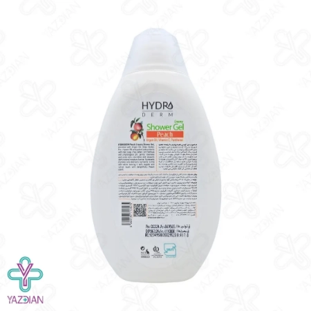 شامپو بدن کرمی هلو و آرگان هیدرودرم - 500 میلی لیتر	