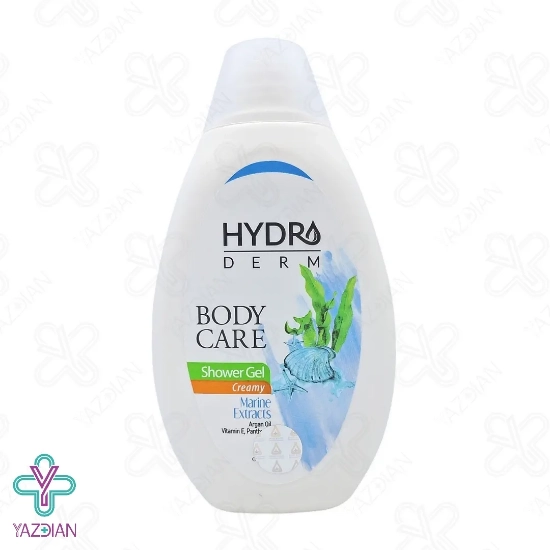 شامپو بدن کرمی عصاره های دریایی هیدرودرم - 500 میلی لیتر	