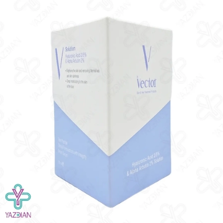 سرم هیالورونیک اسید 2.5% و آلفا آربوتین 2% وکتور - 30 میلی لیتر	