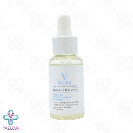 سرم لایه بردار 10 درصد لاکتیک اسید وکتور - 30 میلی لیتر	