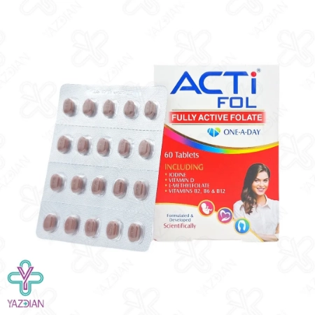 قرص آهن اکتی فول ابیان دارو - 60 عددی	