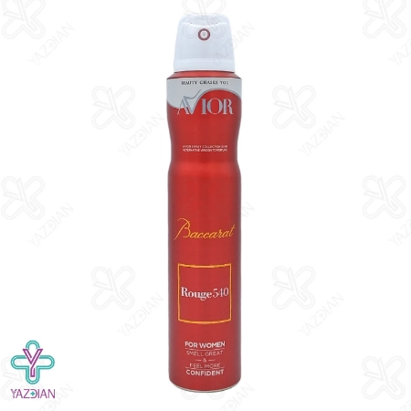 اسپری خوشبو کننده بدن بانوان باکارات آویور - 200 میلی لیتر	