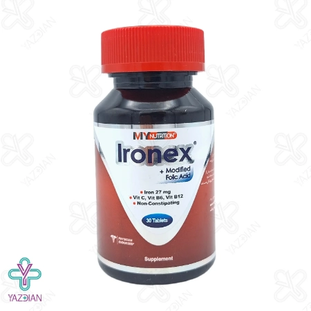 قرص آهن آیرونکس مای نوتریشن - 30 عددی	