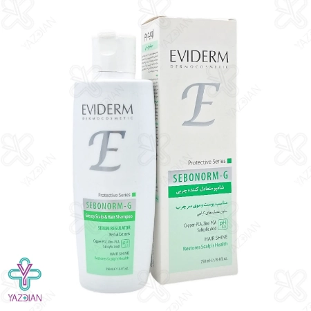 شامپو متعادل کننده چربی سبونورم جی اویدرم - 250 میلی لیتر	