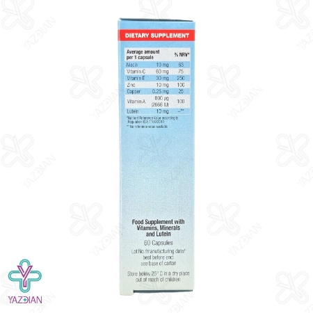 کپسول تقویت چشم اوژن یوروویتال - 60 عددی	
