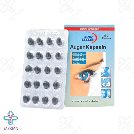 کپسول تقویت چشم اوژن یوروویتال - 60 عددی	