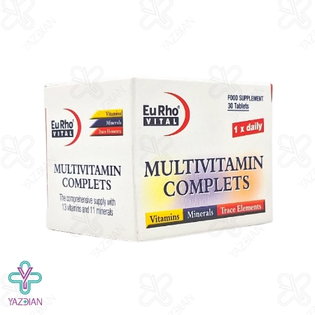 قرص مولتی ویتامین مینرال کامپلیت (ویتافیت) یوروویتال - 30 عددی	