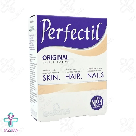 قرص تقویت پوست مو و ناخن پرفکتیل ویتابیوتیکس - 30 عددی	