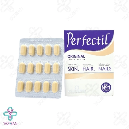 قرص تقویت پوست مو و ناخن پرفکتیل ویتابیوتیکس - 30 عددی	