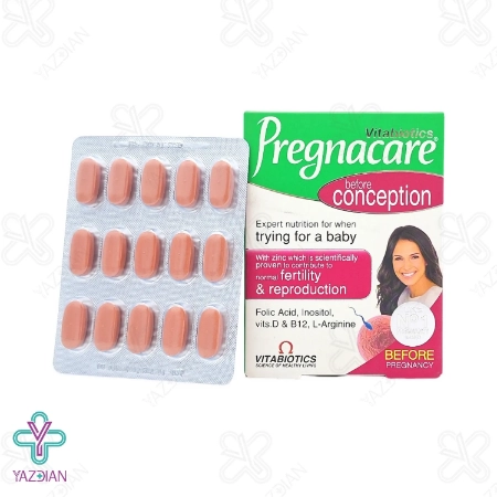 قرص مولتی ویتامین دوران بارداری پرگناکر کانسپشن ویتابیوتیکس - 30 عددی	