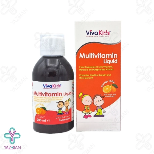 شربت مولتی ویتامین ویواکیدز - 200 میلی لیتر	