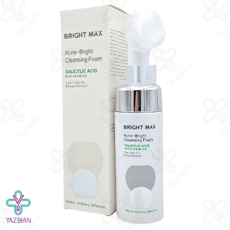 فوم شستشوی صورت آکنه برایت برایت مکس - 150 میلی لیتر	