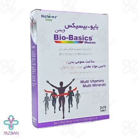قرص مولتی ویتامین بانوان بایوبیسیکس نیچرز اونلی - 30 عددی	
