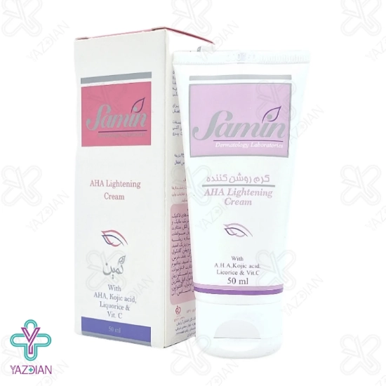 کرم روشن کننده AHA ثمین - 50 میلی لیتر	