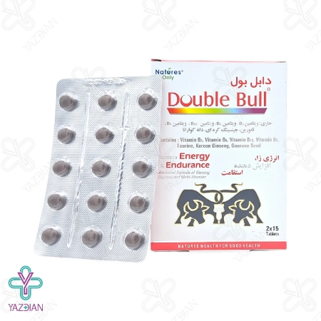 قرص تقویت کننده مینرال جینسینگ دابل بول نیچرز اونلی - 30 عددی	