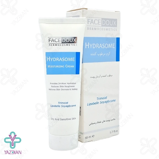 کرم مرطوب کننده دست و صورت هیدرازوم فیس دوکس - 50 میلی لیتر	