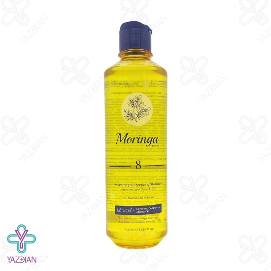 شامپو حجم دهنده موهای معمولی مورینگا - 400 میلی لیتر	