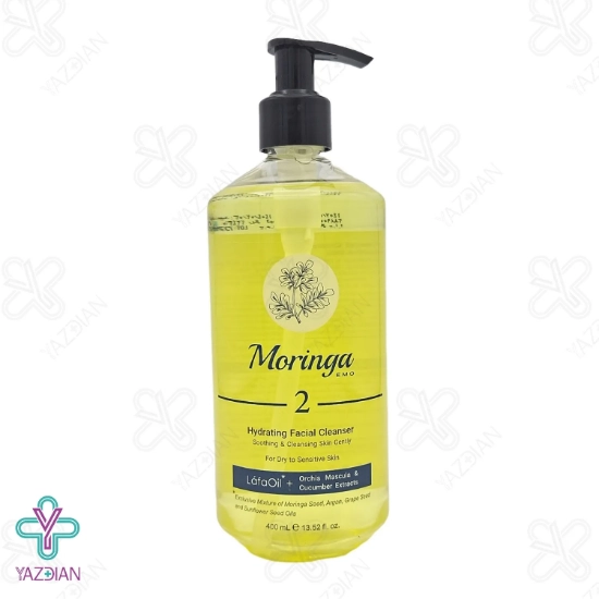 ژل شستشوی صورت پوست خشک مورینگا - 400 میلی لیتر	