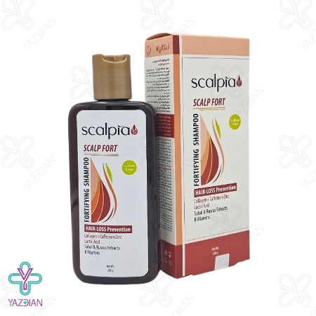 شامپو تقویت کننده و ضد ریزش موی سر اسکالپیا - 200 میلی لیتر	