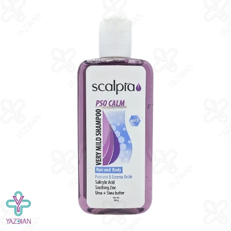 شامپو ملایم سر و بدن پوست حساس اسکالپیا - 200 میلی لیتر	