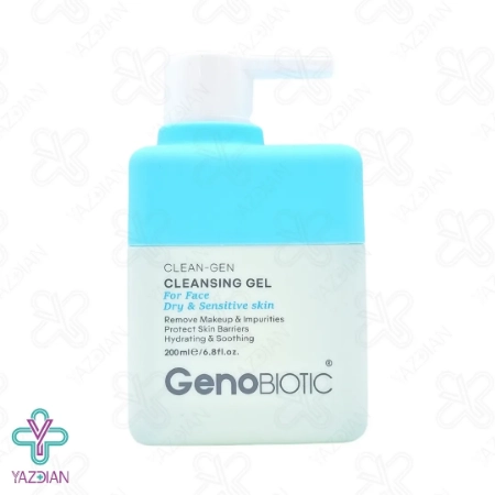 ژل شستشوی صورت پوست خشک و حساس ژنو - 200 میلی لیتر