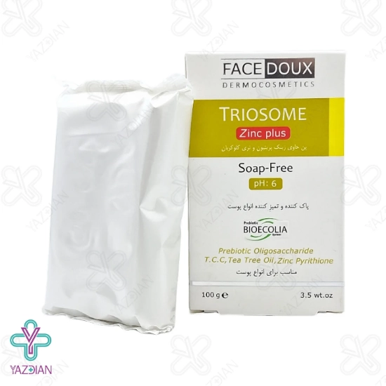 پن ضد جوش پوست چرب زینک پلاس تریوزوم فیس دوکس - 100گرم	