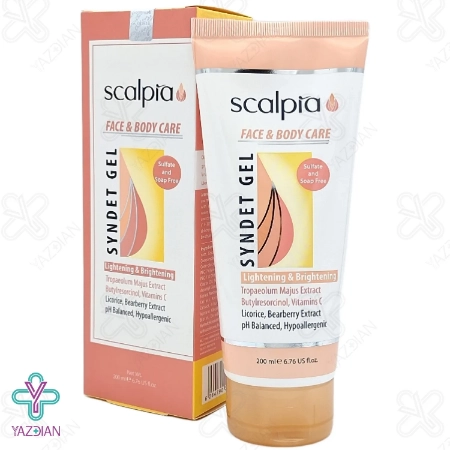 ژل روشن کننده صورت و بدن اسکالپیا - 200 میلی لیتر	