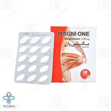 قرص منیزیم 250 مگنی وان دنیا دارو سپهر - 30 عددی	