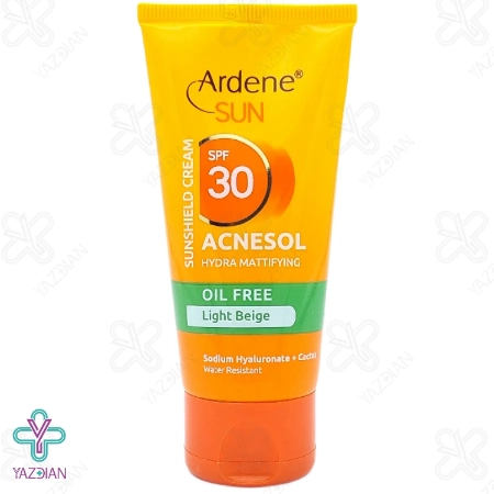 کرم ضد آفتاب فاقد چربی آکنه سل SPF 30 آردن - بژ روشن	