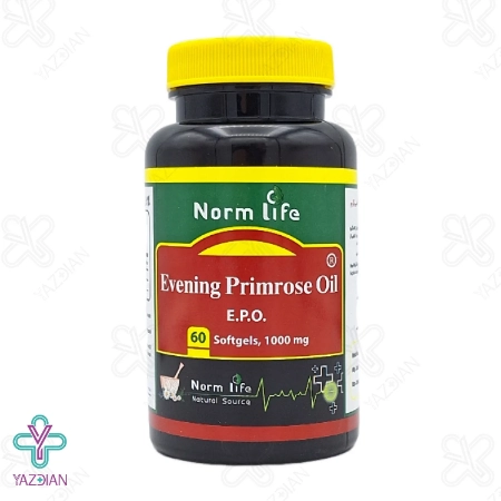 کپسول روغن گل مغربی 1000 (پرایم رز) نورم لایف - 60 عددی	